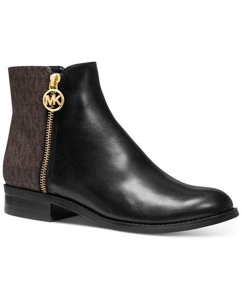 michael kors lainey flat boot|Michael Michael Kors Lainey Flat Bootie .